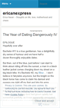 Mobile Screenshot of ericanexpress.wordpress.com