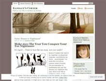 Tablet Screenshot of kandacescorner.wordpress.com