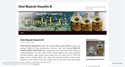 Desktop Screenshot of obatmujarabhepatitisb03.wordpress.com