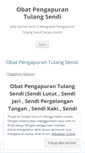 Mobile Screenshot of obatpengapurantulangsendi001.wordpress.com