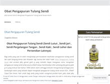 Tablet Screenshot of obatpengapurantulangsendi001.wordpress.com
