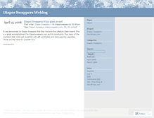 Tablet Screenshot of diaperswappers.wordpress.com