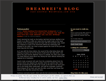 Tablet Screenshot of dreamrei.wordpress.com