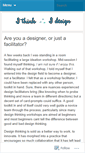 Mobile Screenshot of ithinkidesign.wordpress.com