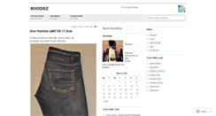 Desktop Screenshot of boodiez.wordpress.com