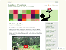 Tablet Screenshot of cakeshop.wordpress.com