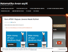 Tablet Screenshot of masawanwinanto.wordpress.com