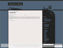Tablet Screenshot of gemmawilliams.wordpress.com