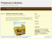 Tablet Screenshot of peripeciasculinarias.wordpress.com