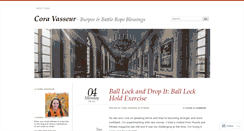 Desktop Screenshot of coracoco.wordpress.com