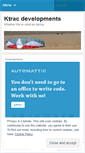 Mobile Screenshot of ktrac.wordpress.com