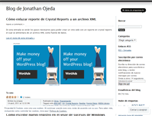 Tablet Screenshot of jvsoft.wordpress.com
