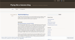Desktop Screenshot of likeabanana.wordpress.com