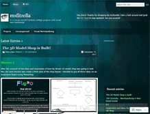 Tablet Screenshot of msfitzella.wordpress.com