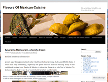 Tablet Screenshot of flavorsofmexicancuisine.wordpress.com