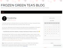 Tablet Screenshot of frozengreentea.wordpress.com