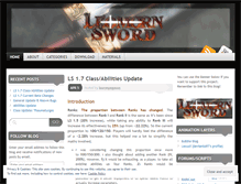 Tablet Screenshot of leomornsword.wordpress.com