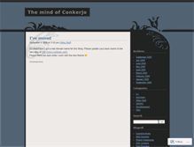 Tablet Screenshot of conkerjo.wordpress.com
