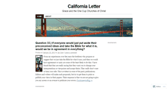 Desktop Screenshot of californialetter.wordpress.com