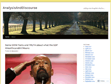 Tablet Screenshot of analysisanddiscourse.wordpress.com