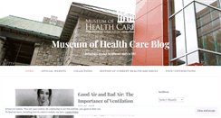 Desktop Screenshot of museumofhealthcare.wordpress.com