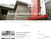 Tablet Screenshot of museumofhealthcare.wordpress.com