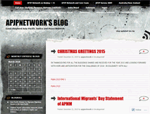 Tablet Screenshot of apjpnetwork.wordpress.com
