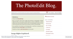 Desktop Screenshot of photoeditblog.wordpress.com