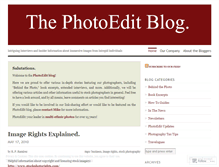 Tablet Screenshot of photoeditblog.wordpress.com