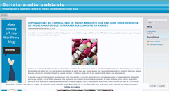 Desktop Screenshot of galiciamedioambiente.wordpress.com