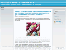 Tablet Screenshot of galiciamedioambiente.wordpress.com