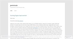 Desktop Screenshot of jemininob.wordpress.com