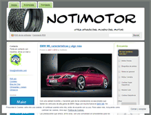 Tablet Screenshot of notimotor.wordpress.com