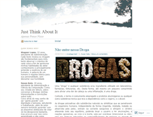 Tablet Screenshot of justhinkabout.wordpress.com