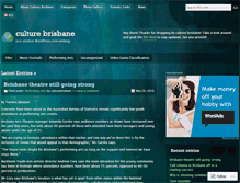 Tablet Screenshot of culturebrisbane.wordpress.com