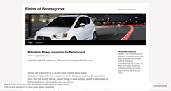 Desktop Screenshot of fieldsofbromsgrove.wordpress.com