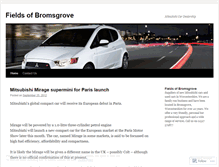 Tablet Screenshot of fieldsofbromsgrove.wordpress.com