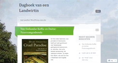 Desktop Screenshot of dagboekvaneenlandwirtin.wordpress.com