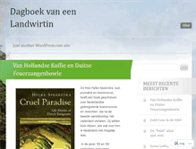 Tablet Screenshot of dagboekvaneenlandwirtin.wordpress.com