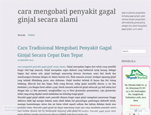 Tablet Screenshot of mengobatipenyakitgagalginjalsecaraalami.wordpress.com