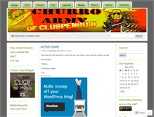 Tablet Screenshot of churrosofcp.wordpress.com