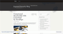 Desktop Screenshot of exposedsecblog.wordpress.com