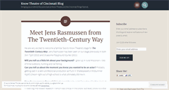 Desktop Screenshot of knowtheatre.wordpress.com