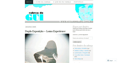 Desktop Screenshot of cabecadogui.wordpress.com