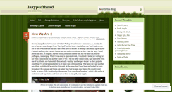 Desktop Screenshot of lazypuffhead.wordpress.com