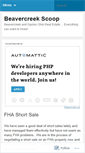 Mobile Screenshot of beavercreekscoop.wordpress.com
