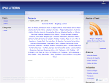 Tablet Screenshot of ipsiliteris.wordpress.com