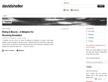 Tablet Screenshot of davidsheller.wordpress.com