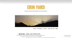 Desktop Screenshot of erinyard.wordpress.com