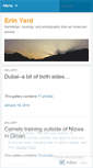 Mobile Screenshot of erinyard.wordpress.com